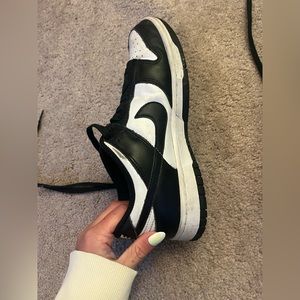 Nike Low Dunk Pandas, Men's 8